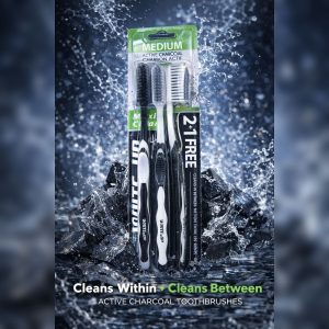 •	White up toothbrush (3-pack)